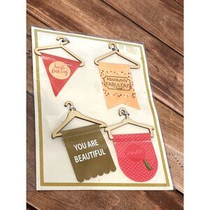 ABSOLUTELY FABULOUS 4 Piece Embellishment Decor Set W Hanger BANNER BY MICHAELS